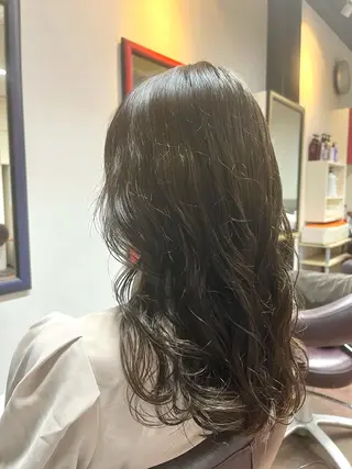 セミロング パーマ mulum所属・ボブパーマ/ ウルフパーマ原科🪴のヘアスタイル