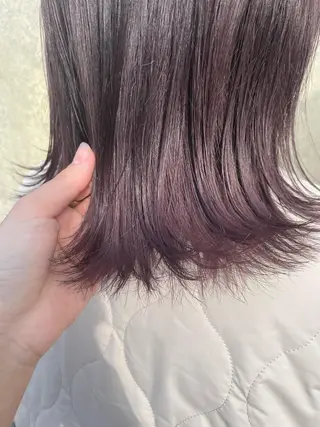 ミディアム カラー risako🇰🇷 韓国ヘア/レイヤーのヘアスタイル