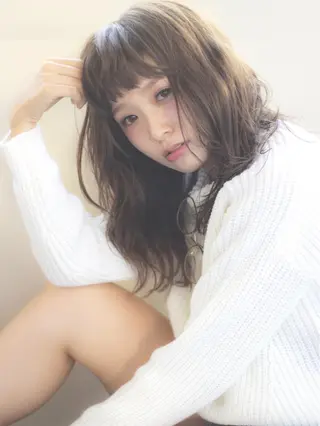 ミディアム the BRIDGE hair salonのヘアスタイル