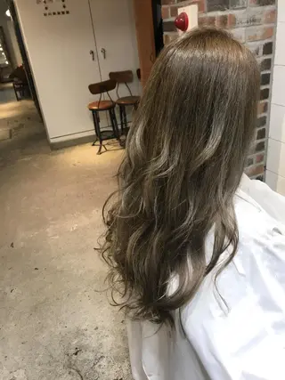 ロング カラー パーマ ヘアアレンジ メンズ Forest. -髪質改善-のヘアスタイル