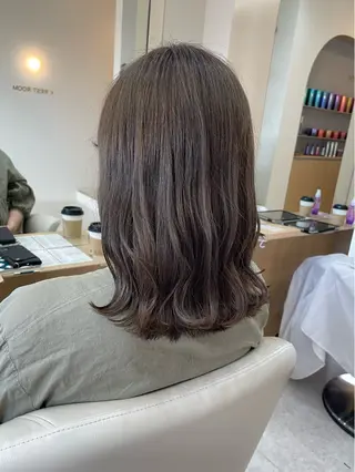 ショート ベージュカラー🧸/ 松崎/東区/田中理沙のヘアスタイル