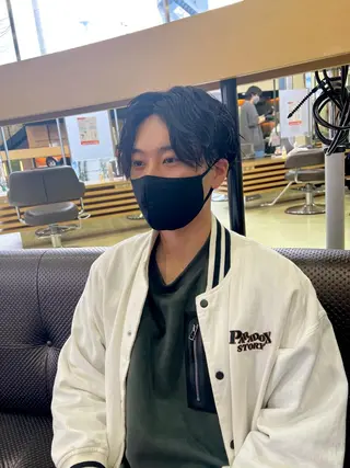 ショート パーマ メンズ 韓国🩶Y2Kネイル 💫くれはのネイルデザイン