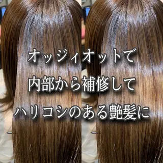 ミディアム カラー 縮毛矯正/髪質改善/ 石橋代智のヘアスタイル