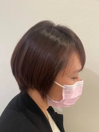 ショート カラー SARA古賀店 かすみ🐬🩵のヘアスタイル