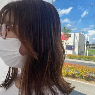 ミディアム 宮村 真穂のヘアスタイル