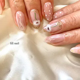 ミディアム pllia beautyのネイルデザイン