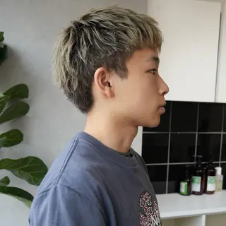 ショート カラー メンズ GO TODAY SHAIRE SALON京都店所属・本日空きあります/ 四条/ユウキのヘアスタイル