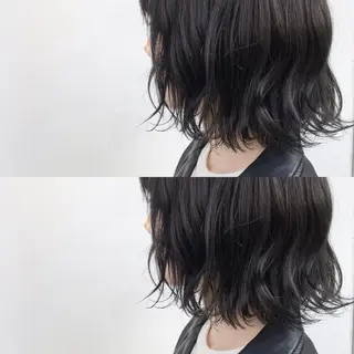 ミディアム カラー 嶋佐 昌大 シマサマオのヘアスタイル