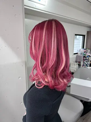 セミロング カラー ミルミー美容室所属・🦄💒💓齎藤 七海子🦄💒💓のマツエク・マツパデザイン