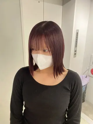 ミディアム 心斎橋 /ブリーチ/ショウマのヘアスタイル