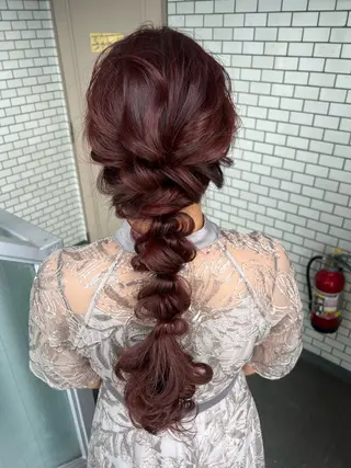 ヘアアレンジ 大人可愛いヘアメイク 💋🧚‍♀️しずかのヘアスタイル