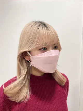 ミディアム 韓国レイヤー×モテ髪 /MITSUKI🤍のヘアスタイル