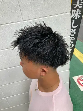 ショート パーマ メンズ メンズ特化 TAKUYAのヘアスタイル