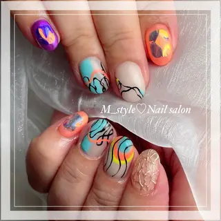 ネイル 下妻市ﾈｲﾙｻﾛﾝ M_styleのネイルデザイン