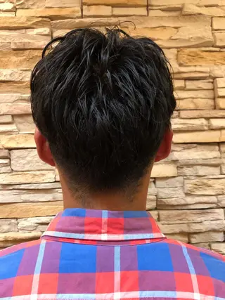 パーマ メンズ 本多 美羽のヘアスタイル