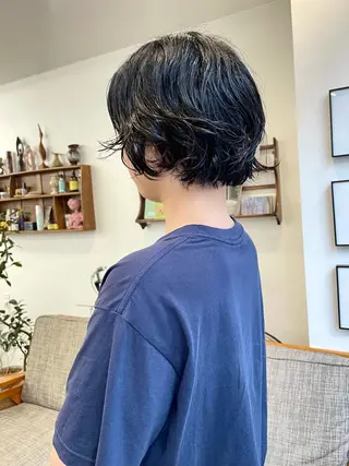 ショート パーマ pole所属・【pole】 minaのヘアスタイル