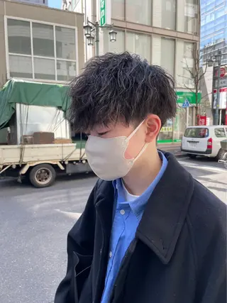 パーマ メンズ メンズヘア パーマ/コトミ🐸のヘアスタイル