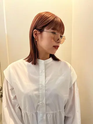 ミディアム 山影✨バレイヤージュ ハイライト✨メンズ◎のヘアスタイル