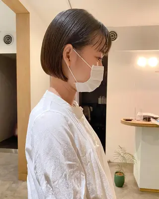 ショート カラー ヘアアレンジ Nancy所属・束感まつげ❤︎ あみのマツエク・マツパデザイン