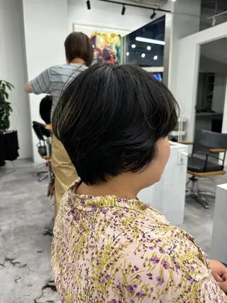 ショート カラー ヘアアレンジ レイヤー/メンズ🥑 マエダアズミ🥑のヘアスタイル