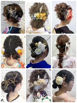 ヘアアレンジ 白髪ぼかしハイライト 着付けヘアアレンジのその他イメージ