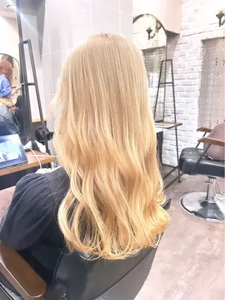 ロング カラー 🦄🩵YUNA 🩵🦄のヘアスタイル