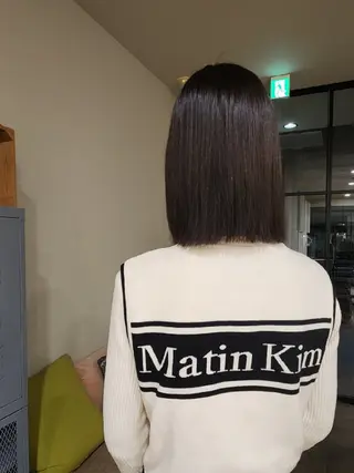 ミディアム カラー 青木 力のヘアスタイル