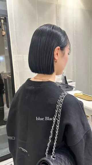 セミロング カラー 顔周りレイヤー 🎀マリノのヘアスタイル