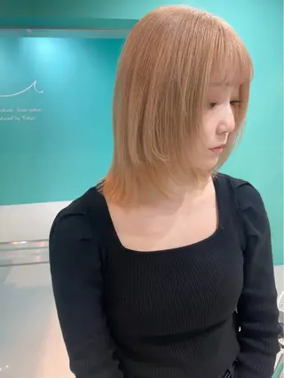 ミディアム カラー 🫧ショート/ボブ 池袋西口・泡渕✂️のヘアスタイル