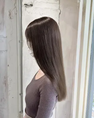 カラー ✨ブリーチなしカラー ×髪質改善✨松村 潤のヘアスタイル