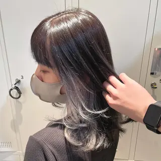ロング カラー 韓国風レイヤー🗝要 暗透カラー📓吉祥寺のヘアスタイル