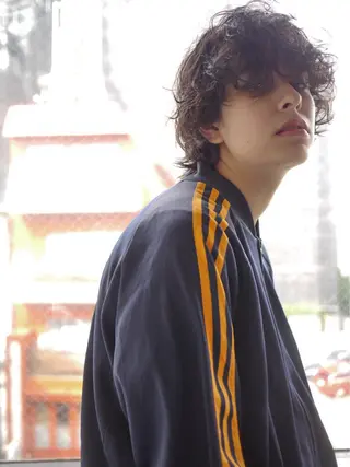 パーマ 渋谷メンズカット/ 工藤靖也のヘアスタイル