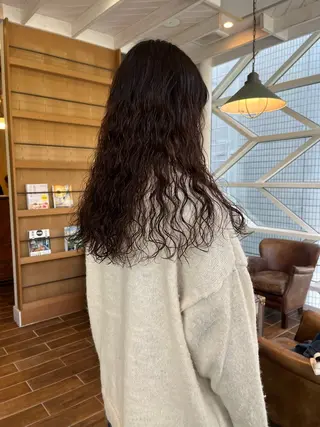 ロング パーマ 松野 心音のヘアスタイル