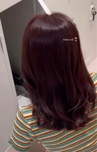 ミディアム カラー Agnos 青山/ saya🌼のヘアスタイル