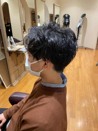 パーマ 津田 七美希のヘアスタイル