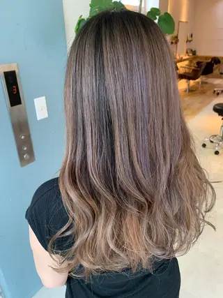 ロング カラー 船津武俊 フナツタケトシのヘアスタイル