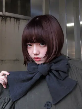 ショート カラー 髪質改善カラー Unami 太田英寿のヘアスタイル