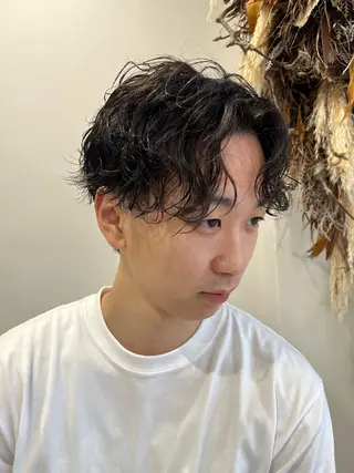 パーマ メンズ NEXT for hair所属・【ロングモデル募集】 宮本祥汰🐺のヘアスタイル