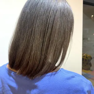 ミディアム 透明感カラー 金村真子のヘアスタイル