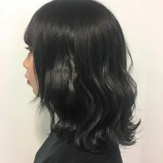 セミロング カラー 🪽似合わせカラー RENA.🪽🩶のヘアスタイル