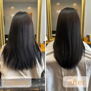 ロング 渡辺俊介 暗髪カラー /美髪矯正/髪質改善のヘアスタイル