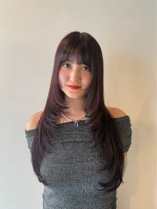 ロング カラー 似合わせ/自由が丘 /あやな🪄🫧のヘアスタイル
