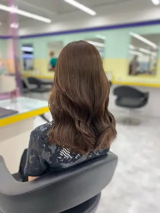 ロング カラー パーマ ヘアアレンジ メンズ キッズ ネイル マツエク・マツパ アイブロウ Lumo所属・💖横浜ブリーチなし 💖MIHOのヘアスタイル