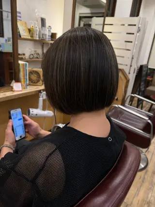 ショート hair salon Oeuf所属・たなか あいりのヘアスタイル
