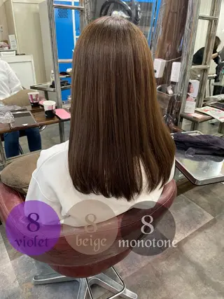 ロング カラー 韓国ヘア/レイヤー/ 暖色カラー/ Aiのヘアスタイル