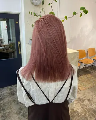 ミディアム カラー 原 瑞希のヘアスタイル