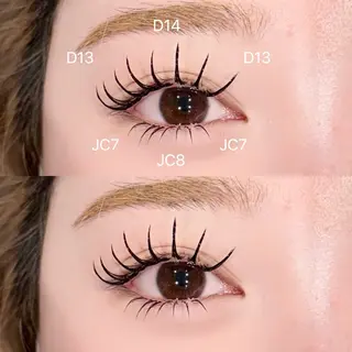 マツエク・マツパ Olivia 村上のマツエク・マツパデザイン