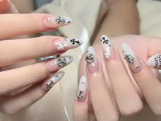 ネイル By moonネイル 🌷ワンホン/韓国風のネイルデザイン