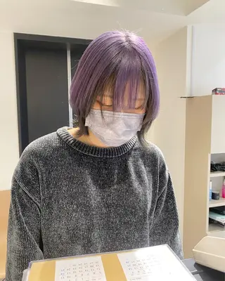 ショート デザイン🥇複雑履歴 ハイトーン特化のヘアスタイル