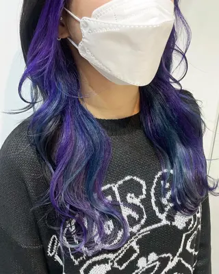 ロング カラー 女性リピ90%🍨 🩷佐藤みずきのヘアスタイル